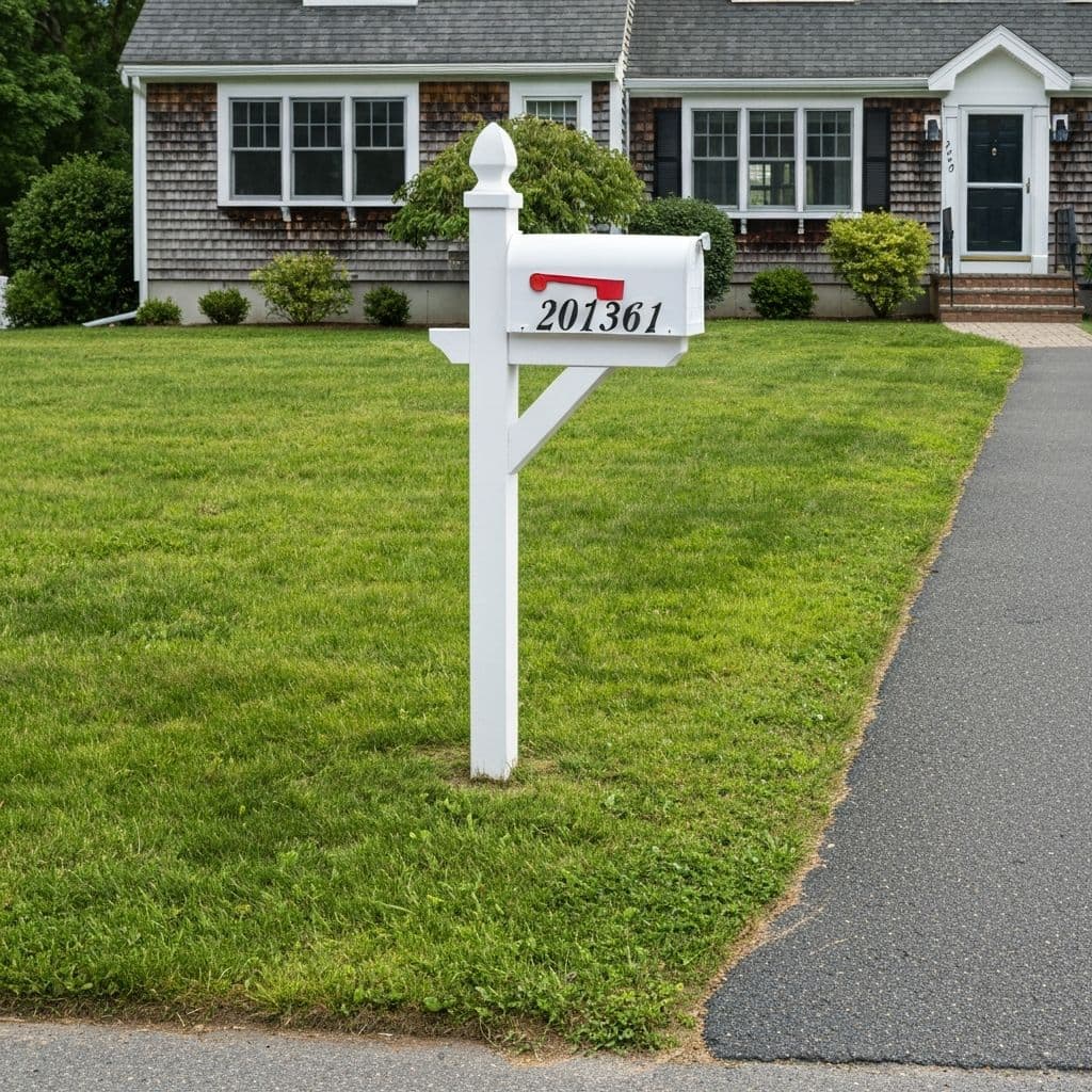 Modern mailbox installation
