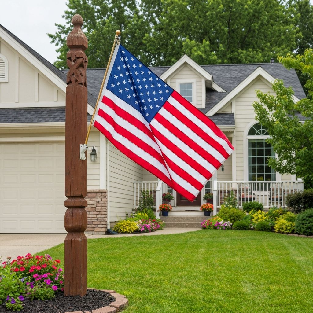 4th of July flag display